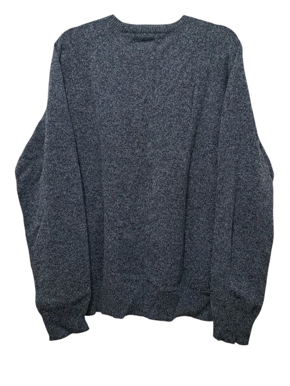 J.Crew Lambswool V- Neck Lightweight Speckled Pull Over Sweater XL Dark Blue